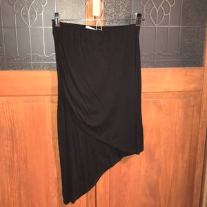 NWT Black Asymmetrical Skirt
